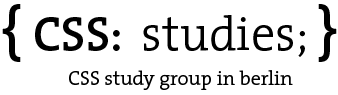 Logo CSSstudies
